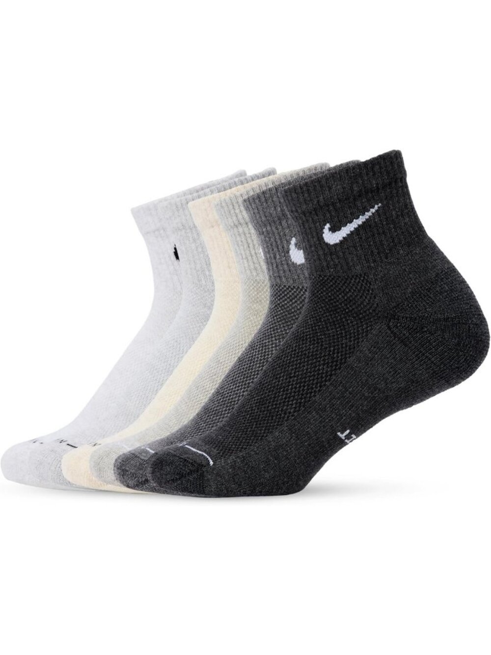 Elevated Ankle Socks for Men & Women - 6-Pack, Comfortable Everyday Wear
